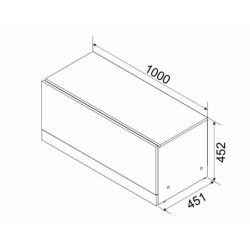 PEROLA TV-komód 1,0 m – Modern nappali bútor | Lakásform.hu