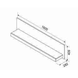 PEROLA dekoratív TV-hátfal polc – Modern TV háttérpanel | Lakásform.hu
