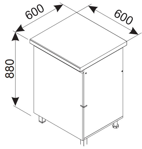 Alsó modul (mosogató) 600 AI