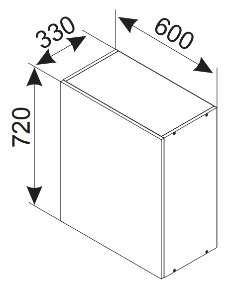 Felső modul (csepegtetős) 600 AS