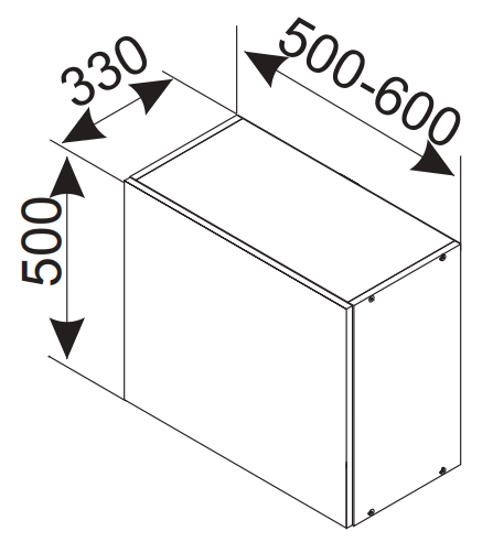 Felső modul (páraelszívó) 600 ES
