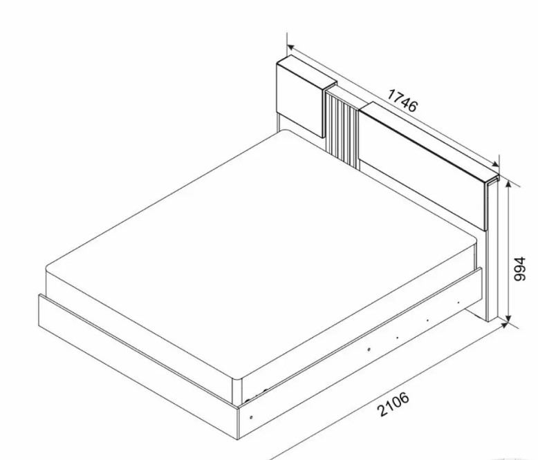 Franciaágy 160x200 cm