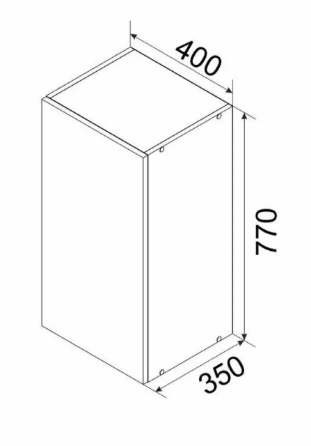 függesztett szekrény 40 cm