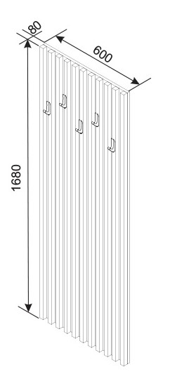 fogas falpanel 60 cm