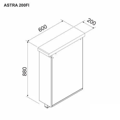 200 FI  kihúzható