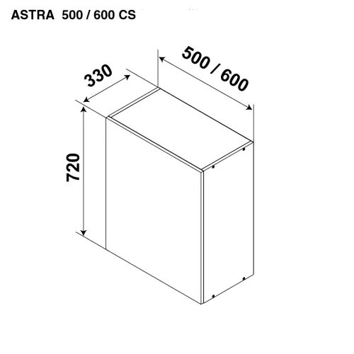 500 CS  1 ajtós