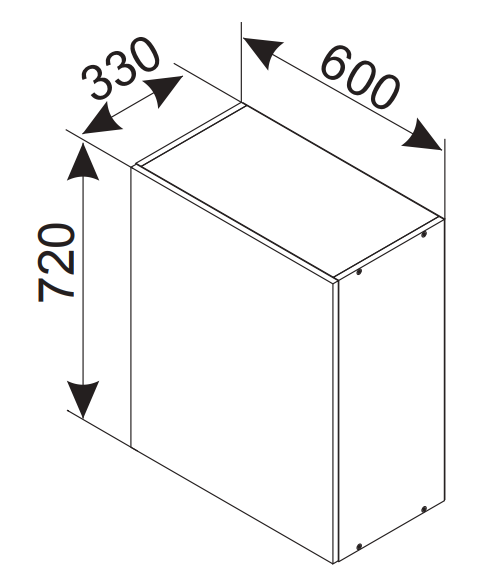 600 CS  1 ajtós