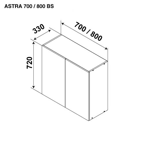 700 BS  2 ajtós